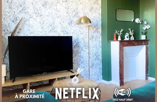 Perigueux Apartamento | L'écrin vert - Wifi - Netflix - Climatisation - Parking Gratuit