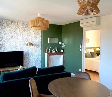 Perigueux Apartamento | L'écrin vert - Wifi - Netflix - Climatisation - Parking Gratuit