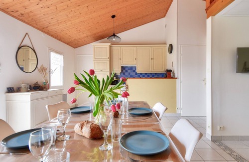 L'Epine Chalet De Esquí | Vista al jardín - 3 habitaciones - 900m de la playa