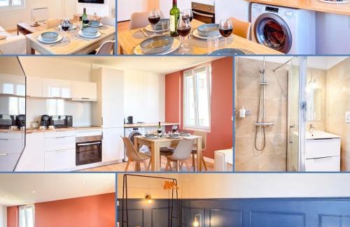 Saint-Brieuc Apartamento | L'Étoilé - Parking Gratuit, Confort & Design Chic