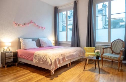 Verdun Apartamento | L'Amour de la Paix - Centre-Ville - Jardin - Proche gare - TV65"PrimeVideo - Ambiance très chaleureuse - Parking gratuit sous-vidéo surveillance proche - Géré par Presta-Zen'Services