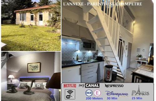Gagny Apartamento | L Annexe - Parenthèse Champêtre PARIS DISNEYLAND