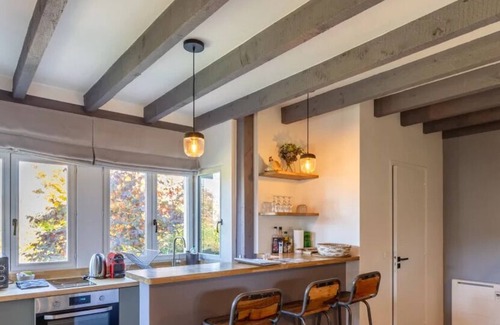 Honfleur Cabaña | L'Atelier de la Maison Saint Léonard - bonito jardín compartido honfleur