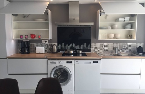 Mont-Dol Cabaña | L'atelier-Gîte-Apartamento-Baño con bañera