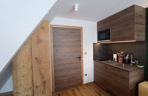 Orbey Apartamento | Estudio-Baño con ducha-Vista a la Montana-L'ecorce