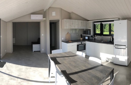 La Chapelle-Taillefert Cabaña | L'Ecrin du Breuil - Chalet le Joyau Private pool Jacuzzi Petanque court