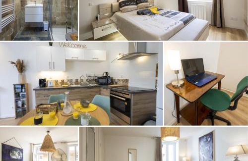 Pont-d'Ain Apartamento | L'Emeraude - 1 à 4P - Wifi Fibre - Parking Gratuit