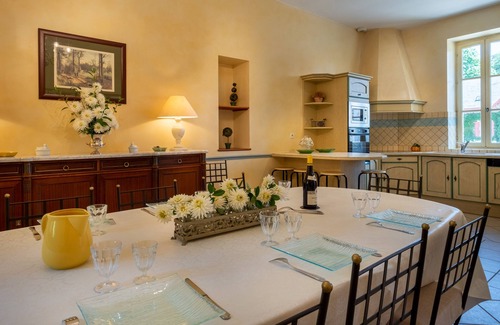 Mer Cabaña | L'Ermitiere, casa 12 personas, piscina, tenis y parque.