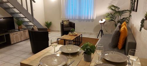 Moussy-le-Neuf Apartamento | L'ESCALE : Duplex 4 pers. ASTERIX, AEROPORT ROISSY CDG, PARIS