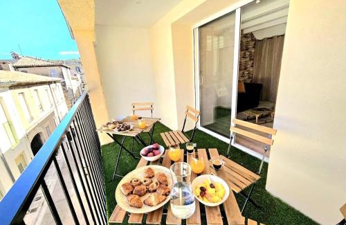 Quartier Administrations Apartamento | L'escapade Champêtre - terrasse - centre ville