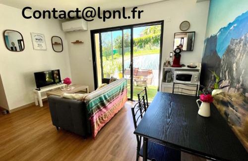 Beaucroissant Apartamento | L'escapade dauphinoise, gîte 2 chambres avec terrasse et clim