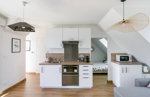 La Marne Apartamento | L'Escapade Malouine - Appartement 2* lumineux avec balcon