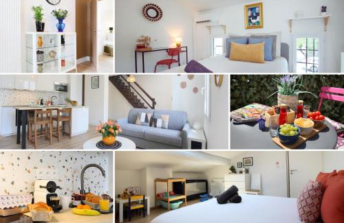 Lalande-Grand Selve Apartamento | L'Ethnique 7p - Climatisation - Jardin - Parking - Salle de Sport