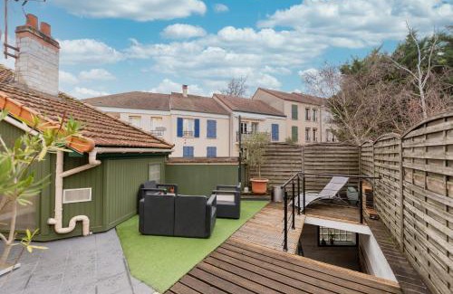 Orly Apartamento | L'Évasion Design - Rooftop - 8 min Gare Orly