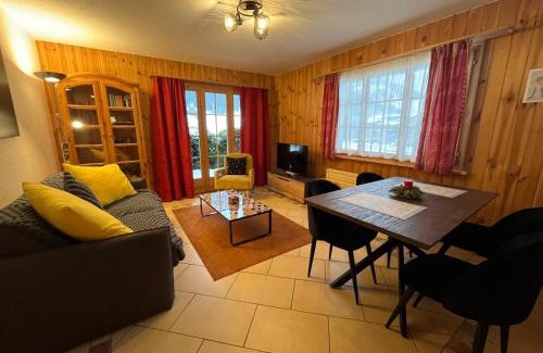 Evolene Apartamento | L'Hérensarde, bel appartement avec jardin-terrasse et garage
