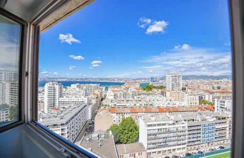 Le Pharo Apartamento | L'Horizon - 3 ch climatisé avec vue mer incroyable