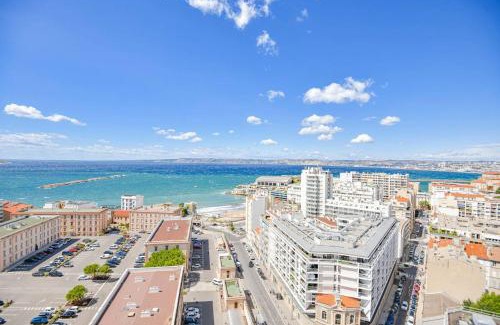 Le Pharo Apartamento | L'Horizon - 3 ch climatisé avec vue mer incroyable