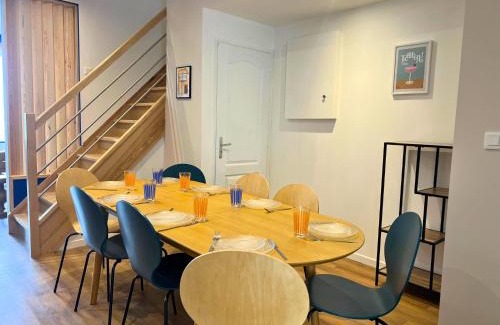 Bourbourg Apartamento | L'Horizon Bleu - Appartement 4 chambres avec cour au centre Bourbourg