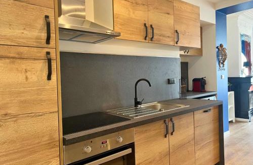 Bourbourg Apartamento | L'Horizon Bleu - Appartement 4 chambres avec cour au centre Bourbourg