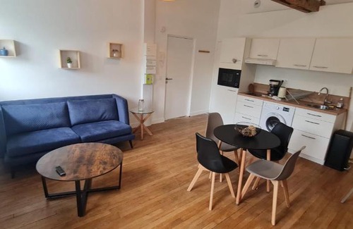 Pontivy Apartamento | L'Imperial 7 - T2 - Centre ville - Dernier étage