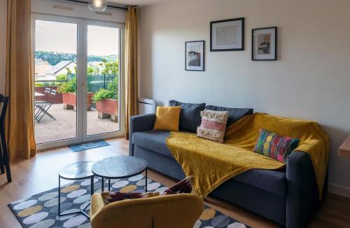 Brive-la-Gaillarde Apartamento | L'Instant Terrasse - 1 Chambre