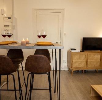 Montoir-de-Bretagne Apartamento | L'Oasis - T2 Ambiance cactus et confort moderne