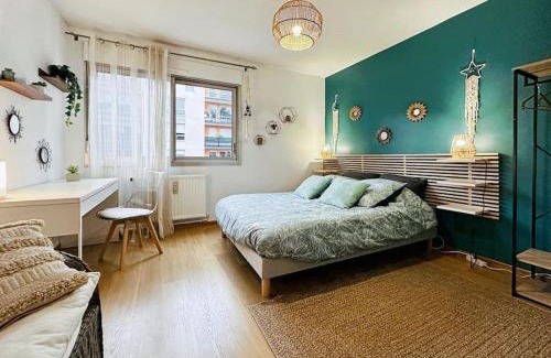 Villefranche-sur-Saone Apartamento | L'Oasis -T4 Garage Clim Terrasse WIFI Centre-Ville