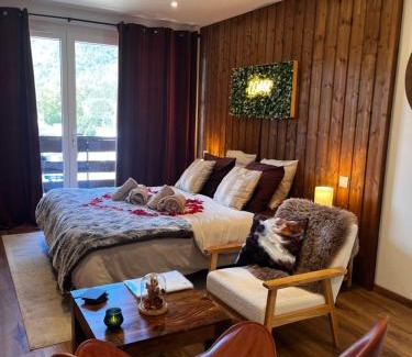Ax-les-Thermes Apartamento | L'Ostalet suite luxe Jacuzzi