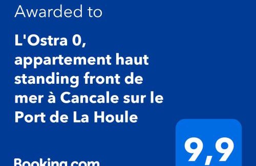 Cancale Apartamento | L'Ostra 0, appartement haut standing front de mer à Cancale sur le Port de La Houle