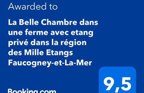 Faucogney-et-la-Mer Cama Y Desayuno | "La Belle Chambre" dans une ferme avec etang privé dans la région des Mille Etangs Faucogney-et-La-Mer
