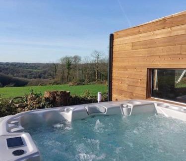 Bannalec Chalet De Esquí | La Cabane D'Emma Spa&Sauna privé