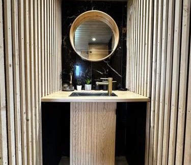 Bannalec Chalet De Esquí | La Cabane D'Emma Spa&Sauna privé