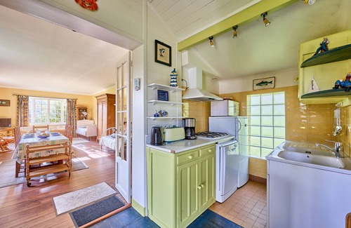Tracy-sur-Mer Casa | La Chaumière bleue - Maison, plage à 7min à pied