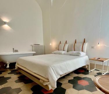 Viterbo Apartamento | La Cocca Via Saffi, con vasca in camera