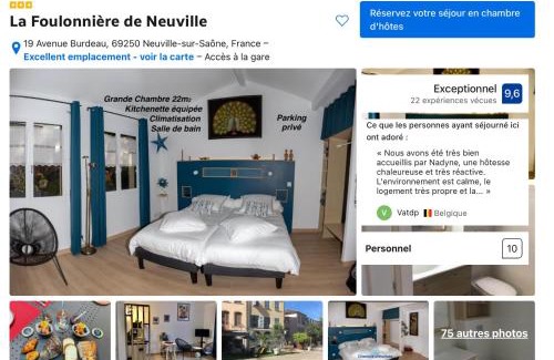 Neuville-sur-Saone Casa | La Foulonnière de Neuville
