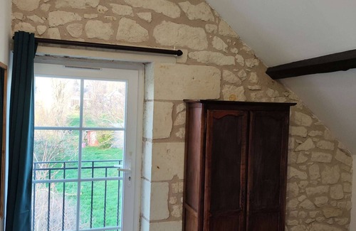 Allonnes Cabaña | La Grange-Gîte-Baño en la habitacion