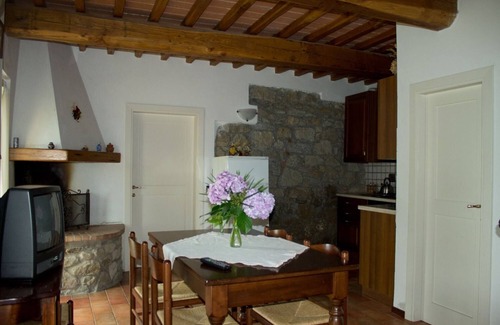 Pian di Sco Apartamento | Apartamento con piscina y jardín. Entre las provincias de Arezzo y Florencia