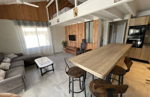 Gujan-Mestras Apartamento | Apartamento-Confortable-Baño con bañera-Terraza-Meublé de tourisme ***