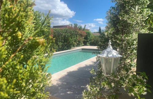 Arpaillargues-et-Aureillac Villa | LA LEZARDIERE. Bonita villa, gran piscina privada a 5 km de Uzès para 6/8 pers