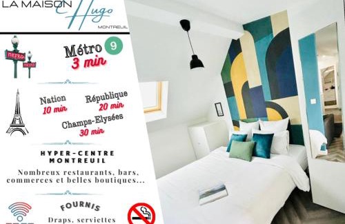 Montreuil Apartamento | La Maison Hugo