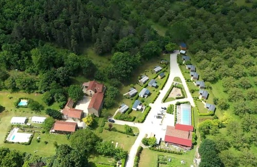 Le Buisson-de-Cadouin Cabaña | La Noix de Pécan'y - Casa móvil Look Chalet "Renardeau"