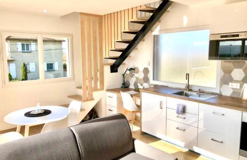 Ternay Apartamento | La Parenthèse Balnéo T2 Cosy de 40m² avec terrasse
