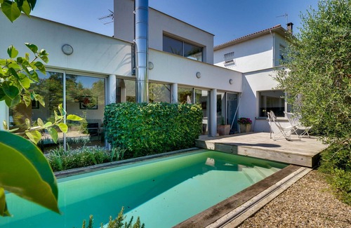 Le Bouscat Villa | La Parenthèse Bordelaise - Maison d'architecte avec piscine
