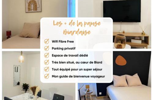 Biard Apartamento | La pause Biardaise -Appartement 2 chambres à Biard