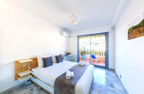 Roquebrune-Cap-Martin Apartamento | LA PERLE 2P Vue Mer Terrasse 2 mins Plage Garage Clim