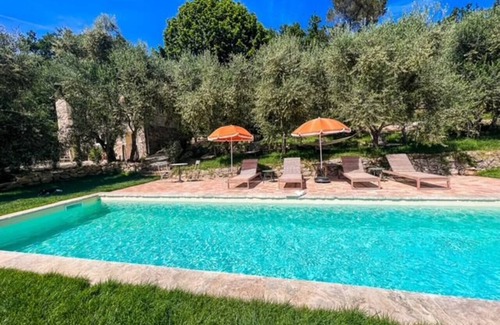 Saint-Cezaire-sur-Siagne Casa | La ruche d'or : Mazet with 3 bedrooms - swimming pool
