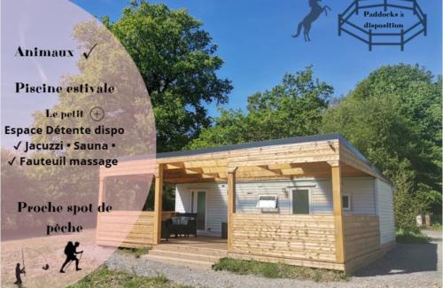 Eguzon-Chantome Casa | La source - Bungalow avec terrasse à Eguzon