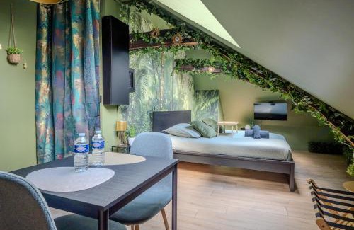 Vertou Apartamento | La Suite Jungle - High Tech - NETFLIX - WIFI très Haut Débit
