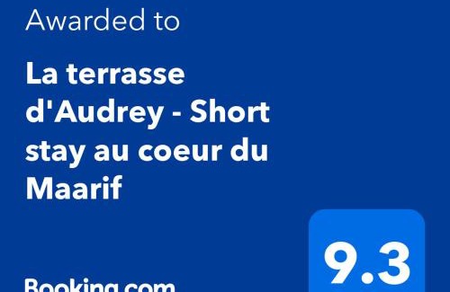 Casablanca Apartamento | La terrasse d'Audrey - Short stay au coeur du Maarif