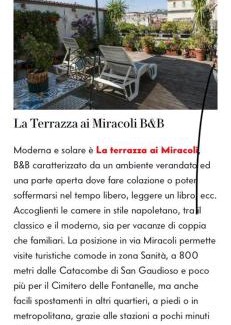 Historical Center Cama Y Desayuno | La Terrazza ai Miracoli